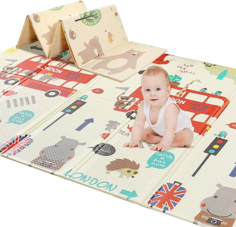 Baby Care |  Foldable Baby Crawling Play Mat, Waterproof, Soundproof, Anti-Slip Baby Care 1