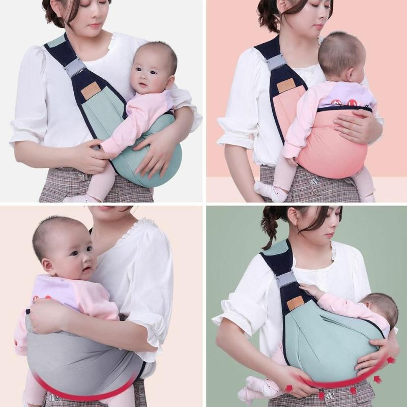 Baby Care |  Newborn Baby Carrier – Lightweight Sling Breathable Cotton Baby Carrier Baby Care Baby Care