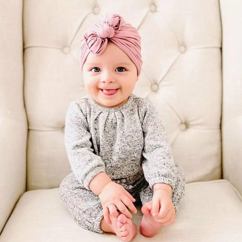 Baby Care |  Soft Baby Headband, Newborn Girl Turban Headwrap, Baby Bow Hair Accessories Baby Care Army Green