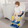 Baby Care |  Toilet Potty Trainer Seat With Step And Ladder, Comfortable Seat, Anti‐Slip Ladder Pads Baby Care Baby Care