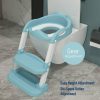 Baby Care |  Toilet Potty Trainer Seat With Step And Ladder, Comfortable Seat, Anti‐Slip Ladder Pads Baby Care Baby Care