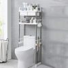 Bathroom Organization |  2 Tier Toilet Storage Rack With Shelf Bath & Laundry 2 Tier Toilet Storage Rack With Shelf