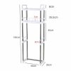 Bathroom Organization |  2 Tier Toilet Storage Rack With Shelf Bath & Laundry 2 Tier Toilet Storage Rack With Shelf