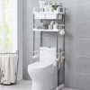 Bathroom Organization |  2 Tier Toilet Storage Rack With Shelf Bath & Laundry 2 Tier Toilet Storage Rack With Shelf