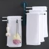 Bathroom Organization |  5 Layer Wall Mount Rotating Punch-Free Bathroom Towel Rack Bath & Laundry 5 Layer Wall Mount Rotating Punch-Free Bathroom Towel Rack