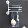 Bathroom Organization |  5 Layer Wall Mount Rotating Punch-Free Bathroom Towel Rack Bath & Laundry 5 Layer Wall Mount Rotating Punch-Free Bathroom Towel Rack