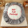 Bedsheet & Mattress |  100% Cotton Fitted Size Soft Flat Mattress Bed Sheet With 2 Pillow Case Bedsheet & Mattress 100% Cotton Fitted Size Soft Flat Mattress Bed Sheet With 2 Pillow Case