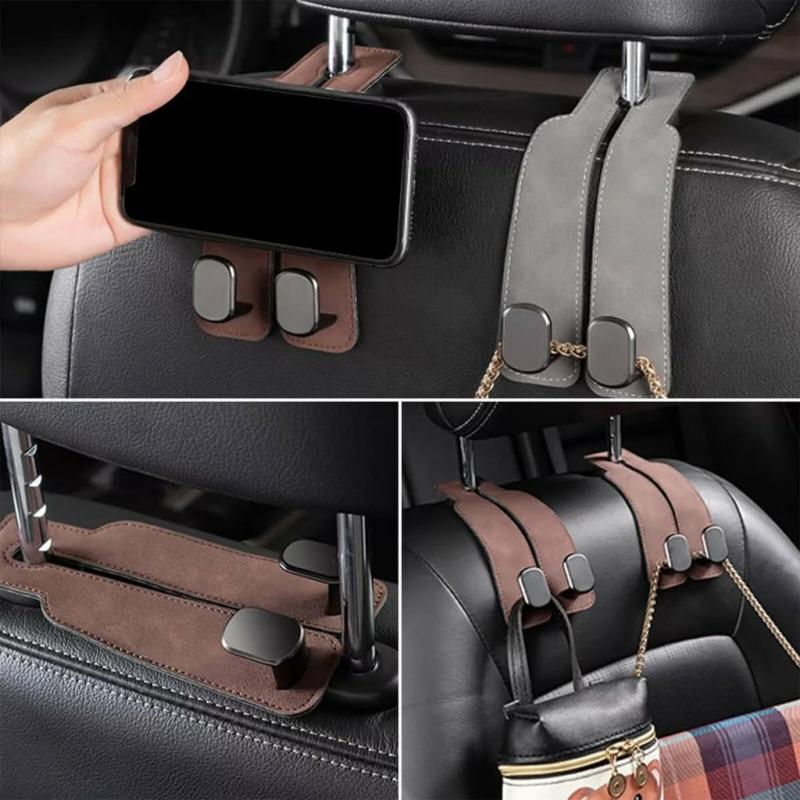 Car Accessories |  Car Headrest Hanging Hook, Car Seat Organizer, Car Purse Hook, Headrest Hook Phone Holder Car Accessories Black