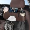 Car Accessories |  Car Seat Headrest Storage Organizer Box, Car Seat Cup, Tissue Box Holder Car Accessories Beige