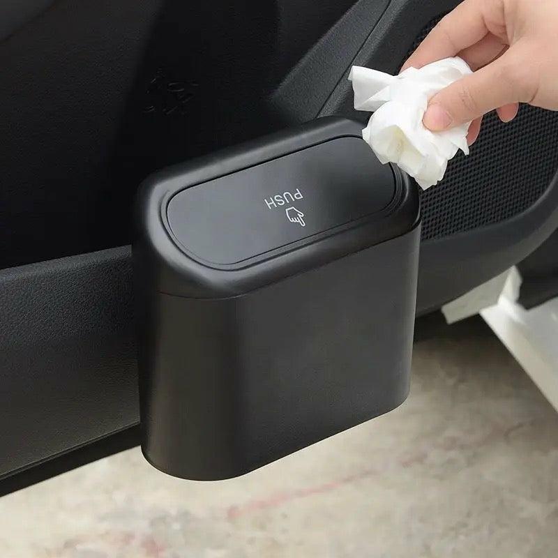 Car Accessories |  Car Trash Bin With Lid – Hanging Vehicle Garbage Storage Box Car Accessories Car Accessories