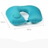 Car Accessories |  Inflatable U-Shape Travel Neck Pillow – Portable Sleeping Pillow For Planes, Trains, Cars Car Accessories Blue