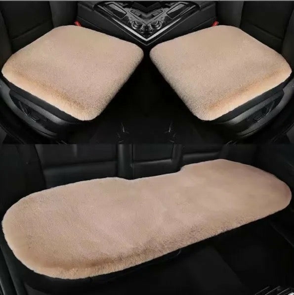 Car Accessories |  Luxury Auto Car Seat Cover Soft Seat Cushion Mat Set Car Accessories Beige