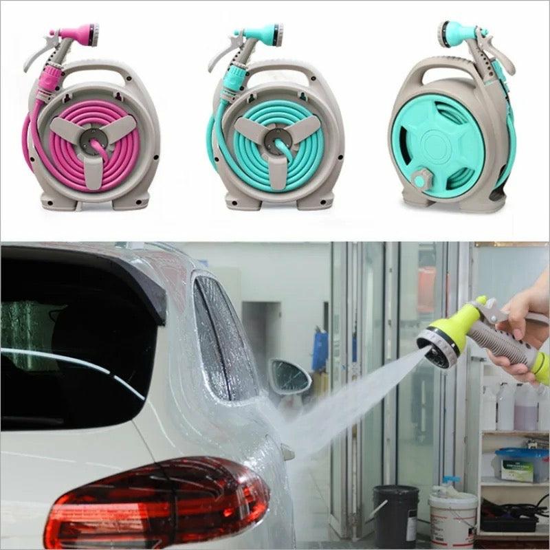 Car Accessories |  Portable Retractable Garden Pipe Hose Reel Cart With Water Spray Gun Set Car Accessories Car Accessories