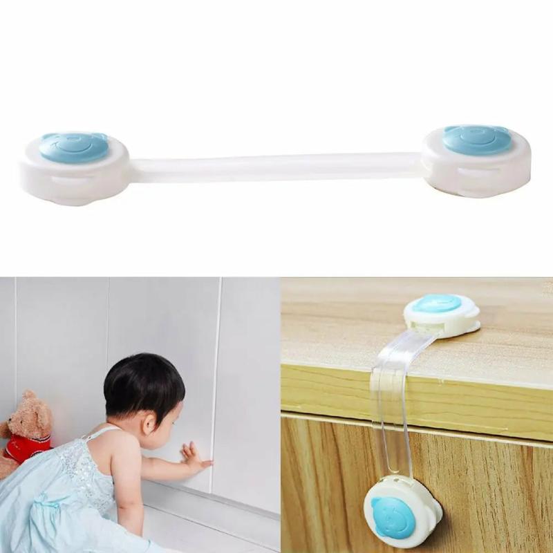 Child & Toddler |  Child Safety Lock Latch Clip, For Cabinet Drawer Cupboard Refrigerator Toilet Door [Pack Of 2 Pcs] Child & Toddler 1