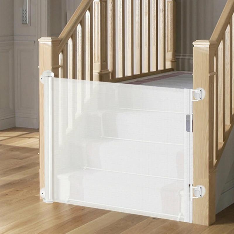 Child & Toddler |  Retractable Baby And Pet Safety Gate – Ideal For Stairs, Corridors, Doors, Indoors, And Outdoors Child & Toddler Child & Toddler