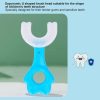 Child & Toddler |  U-Shaped Kids Toothbrush – 360 Degree Cleaning, Food-Grade Soft Silicone Brush Head Child & Toddler Blue