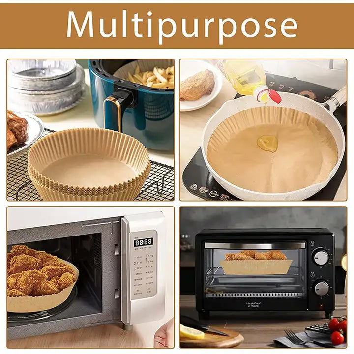 Cookware, Cutleries & Mugs |  Disposable Air Fryer Paper Liners, Waterproof, Oilproof Cookware, Cutleries & Mugs Cookware, Cutleries & Mugs