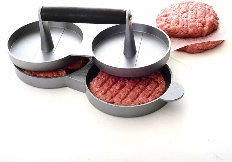 Cookware, Cutleries & Mugs |  Double Burger Press Mold Non Stick All Metal Burger Patty Press Chicken Beef Steak Bbq Mold Maker Cookware, Cutleries & Mugs Cookware, Cutleries & Mugs