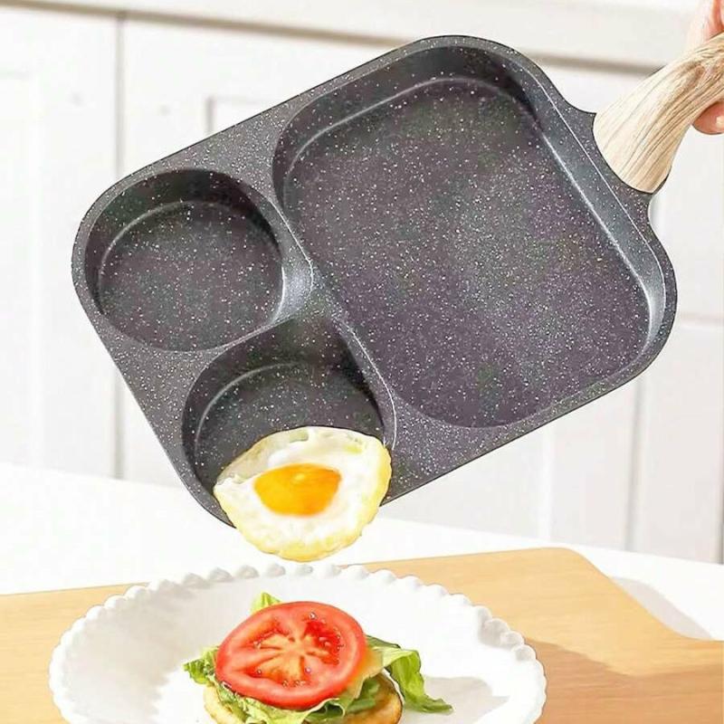 Cookware, Cutleries & Mugs |  Egg Pan 2 In 1, Heat Resistant Handle, Perfect Pan For Breakfast, Egg, Pancake Cookware, Cutleries & Mugs Cookware, Cutleries & Mugs