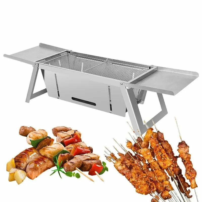 Cookware, Cutleries & Mugs |  Portable Heavy Duty Bbq Grill Rack, Barbeque Stove Rack For Outdoor Camping Cooking Camping Goods & Supplies Camping Goods & Supplies