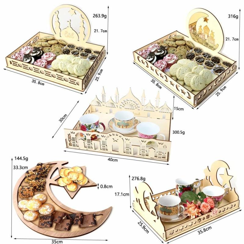 Cookware, Cutleries & Mugs |  Ramadan Special Decorated Dessert Sweets Tray Cookware, Cutleries & Mugs Cookware, Cutleries & Mugs