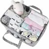 Diaper Bags |  Baby Diaper Caddy Bag With Bottle Carrier – Nursery Organizer And Tote Bag For Newborn Essentials Mom & Baby Baby Diaper Caddy Bag With Bottle Carrier - Nursery Organizer And Tote Bag For Newborn Essentials