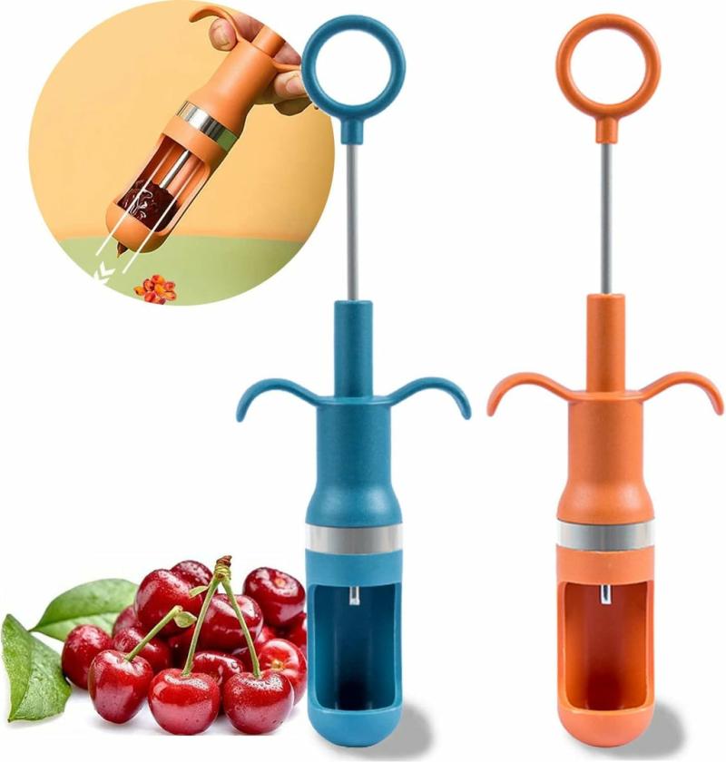 Diy & Tools |  One-Hand Operation Date Fruit Pitter Tool Diy & Gadgets Blue