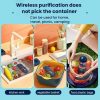 Electronics & Smart Home |  Electric Waterproof Fruit Vegetable Washing Machine ‐ Fruit Vegetable Wireless Purifier Cleaner Electronics & Lighting Blue