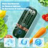 Electronics & Smart Home |  Electric Waterproof Fruit Vegetable Washing Machine ‐ Fruit Vegetable Wireless Purifier Cleaner Electronics & Lighting Blue