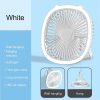 Electronics & Smart Home |  Portable Usb Rechargeable Mini Desk Fan With Lamp Electronics & Lighting Electronics & Smart Home