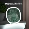 Electronics & Smart Home |  Portable Usb Rechargeable Mini Desk Fan With Lamp Electronics & Lighting Electronics & Smart Home