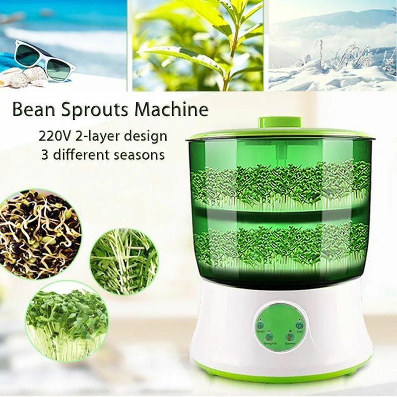 Gardening & Outdoor |  Household Automatic 2 Layer Bean Seeds Sprouts Machine Gardening & Outdoor Gardening & Outdoor