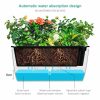 Gardening & Outdoor |  Self Watering Planter Pot, Double Layer Flower Pot With Visible Water Level Gardening & Outdoor Gardening & Outdoor