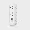 Home Care |  Smart-Hub Tower Power Strip, Surge Protector, 11 Socket, 2 Type-C, 2 Usb Ports Electronics & Lighting Electronics & Smart Home