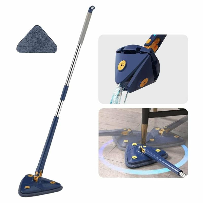 Home & Cleaning |  360° Rotatable Triangular Self-Squeeze Telescopic Cleaning Mop Home & Cleaning 360° Rotatable Triangular Self-Squeeze Telescopic Cleaning Mop