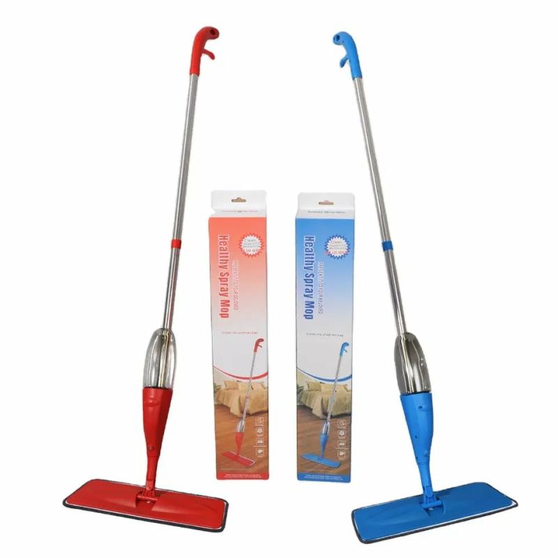 Home & Cleaning |  Lightweight Water Spray Mop, Floor Cleaning Removable Washable Pad For Dry & Wet Surfaces Home & Cleaning Blue