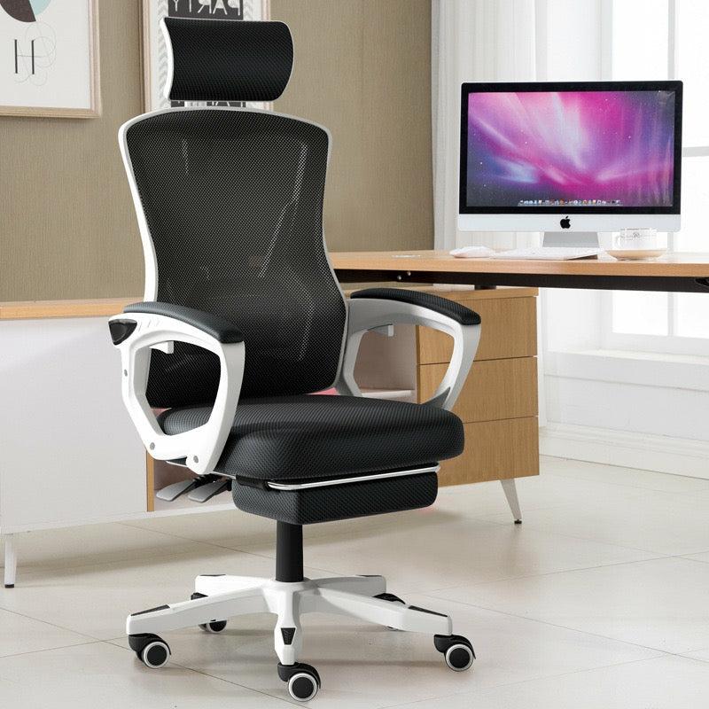 Home Furnishing |  Ergonomic Comfortable Adjustable Office Chair With Wheels Home & Decor Black