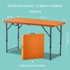 Home Furnishing |  Multi-Purpose Foldable Table, Outdoor Indoor Height Adjustable Portable Table, Dining Camping Work Table Home & Decor Blue