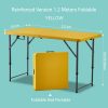 Home Furnishing |  Multi-Purpose Foldable Table, Outdoor Indoor Height Adjustable Portable Table, Dining Camping Work Table Home & Decor Blue