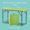 Home Furnishing |  Multi-Purpose Foldable Table, Outdoor Indoor Height Adjustable Portable Table, Dining Camping Work Table Home & Decor Blue