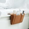 Home Organization |  Felt Bedside Storage Bag – Sofa Bed Hanging Pocket Organizer For Remote, Books, Laptop Home & Decor Beige