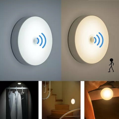 Indoor Lighting & Shade Lamps |  Automatic Motion Sensor Round Led Light Bar Electronics & Lighting Automatic Motion Sensor Round Led Light Bar