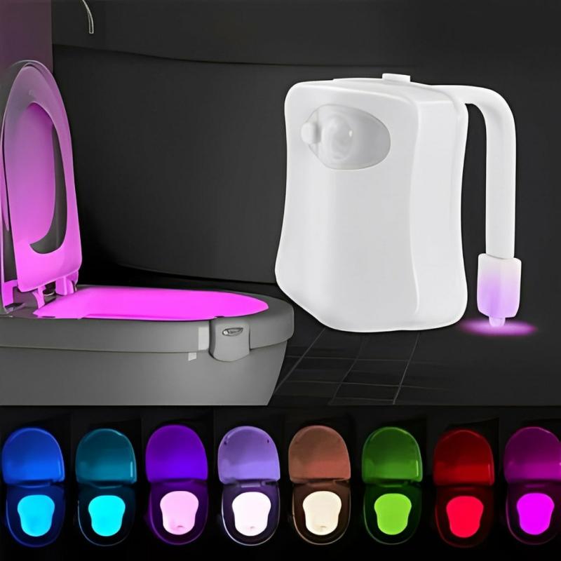 Indoor Lighting & Shade Lamps |  Hanging Toilet Night Lamp, Motion Activated Led Bathroom Night Light With 16 Colors Bath & Laundry Bathroom Organization