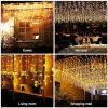 Indoor Lighting & Shade Lamps |  Led String Warm Light With 8 Lighting Modes – Fairy Waterfall Light For Parties, Indoor And Outdoor Decor, Festivities Electronics & Lighting Indoor Lighting & Shade Lamps