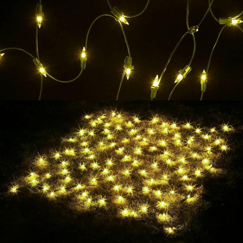 Indoor Lighting & Shade Lamps |  Solar Led Mesh String Lights – Warm Light Decoration For Parties, Occasions, And Festivities, Indoor Outdoor Decor Electronics & Lighting Indoor Lighting & Shade Lamps