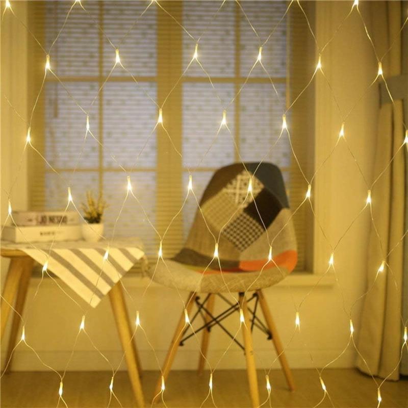 Indoor Lighting & Shade Lamps |  Solar Led Mesh String Lights – Warm Light Decoration For Parties, Occasions, And Festivities, Indoor Outdoor Decor Electronics & Lighting Indoor Lighting & Shade Lamps