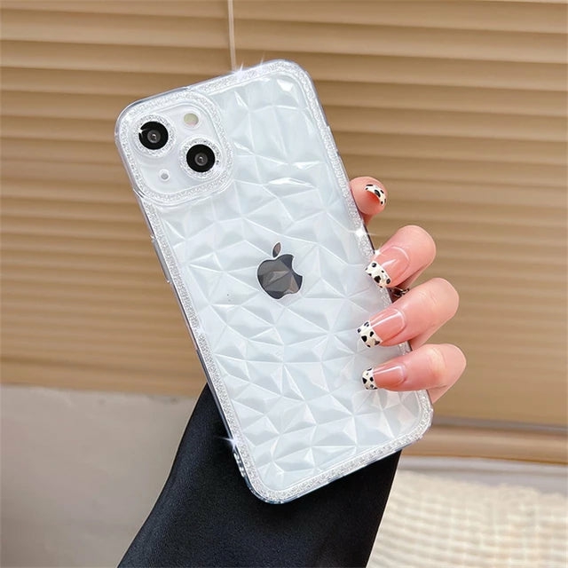 Iphone Cases |  Luxury Glitter Diamond Case For Iphone Diy & Gadgets Blue