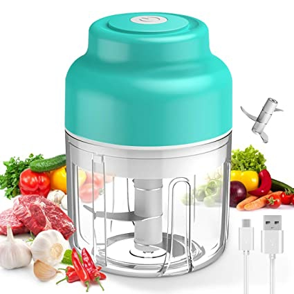 Juicers, Blenders & Grinders |  250Ml Mini Food Chopper, Usb Charging Wireless Portable Blender Food Processor For Vegetable/Spices/Seasoning/Baby Food Juicers, Blenders & Grinders 250Ml Mini Food Chopper, Usb Charging Wireless Portable Blender Food Processor For Vegetable/Spices/Seasoning/Baby Food