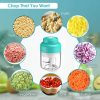 Juicers, Blenders & Grinders |  250Ml Mini Food Chopper, Usb Charging Wireless Portable Blender Food Processor For Vegetable/Spices/Seasoning/Baby Food Juicers, Blenders & Grinders 250Ml Mini Food Chopper, Usb Charging Wireless Portable Blender Food Processor For Vegetable/Spices/Seasoning/Baby Food