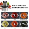 Juicers, Blenders & Grinders |  Stainless Steel Electric Chopper, Large Capacity Meat Spice Grinder Juicers, Blenders & Grinders Juicers, Blenders & Grinders